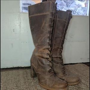 Steve Madden lace up boots